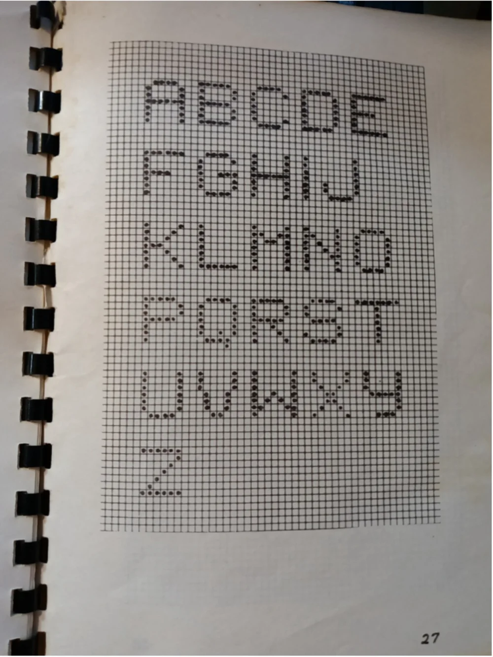 Kount On Kappie Original Alphabet Designs Barbara Kaplan 1977 Needlepoint